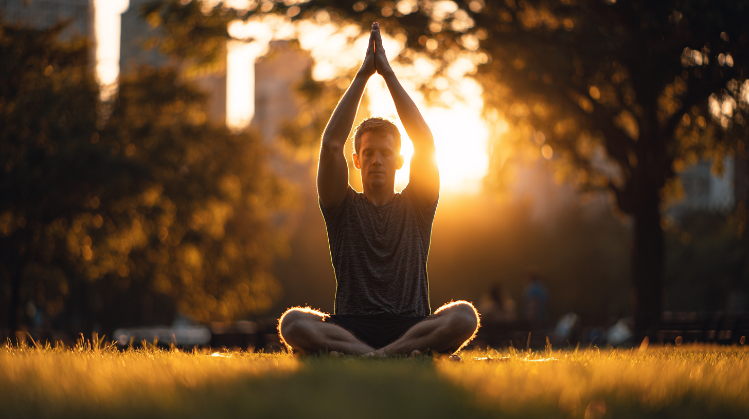 Практика йоги на світанку